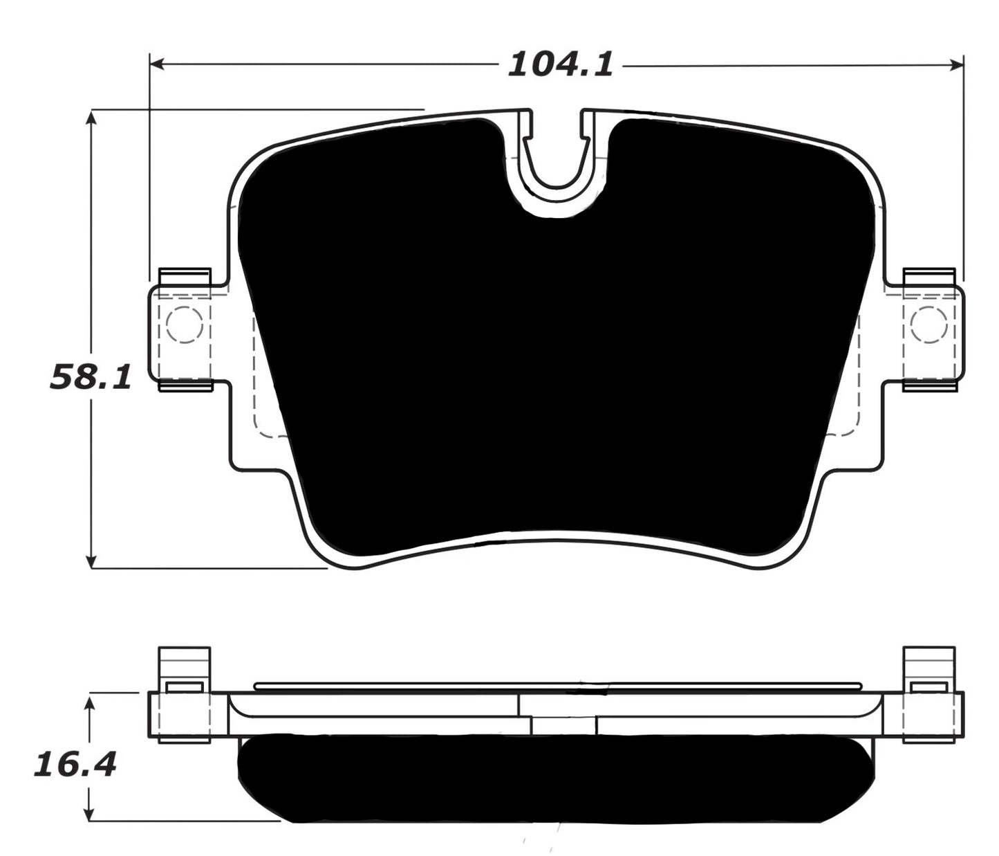 Porterfield Brake Pads for 2017 JAGUAR F-TYPE S