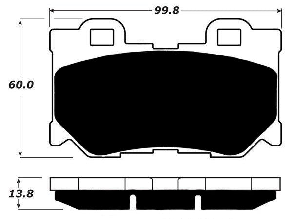 Porterfield Brake Pads for 2014 NISSAN 370Z Sport