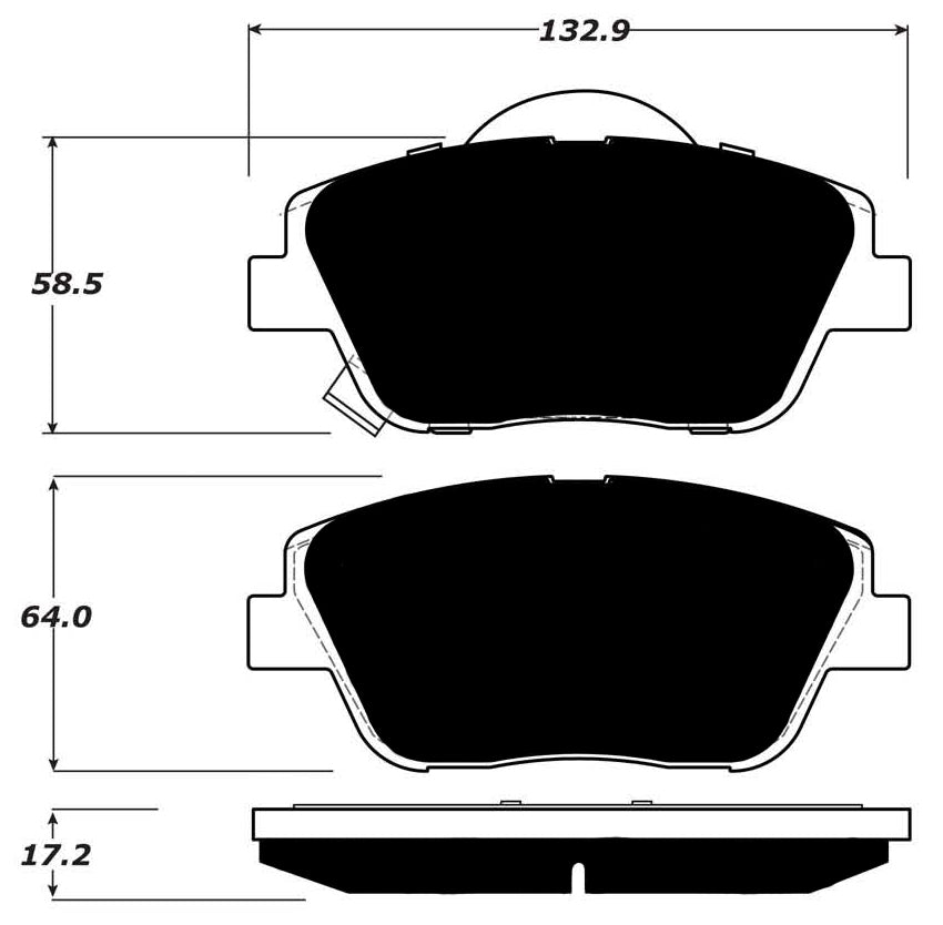 Porterfield Brake Pads for 2013 HYUNDAI SONATA