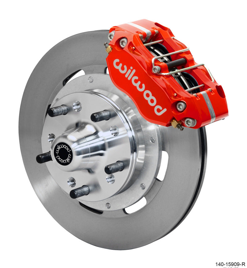 Wilwood Dynapro 4R Front Kit 11.75in Ultralite HP Rotors - Red 140-15909-R