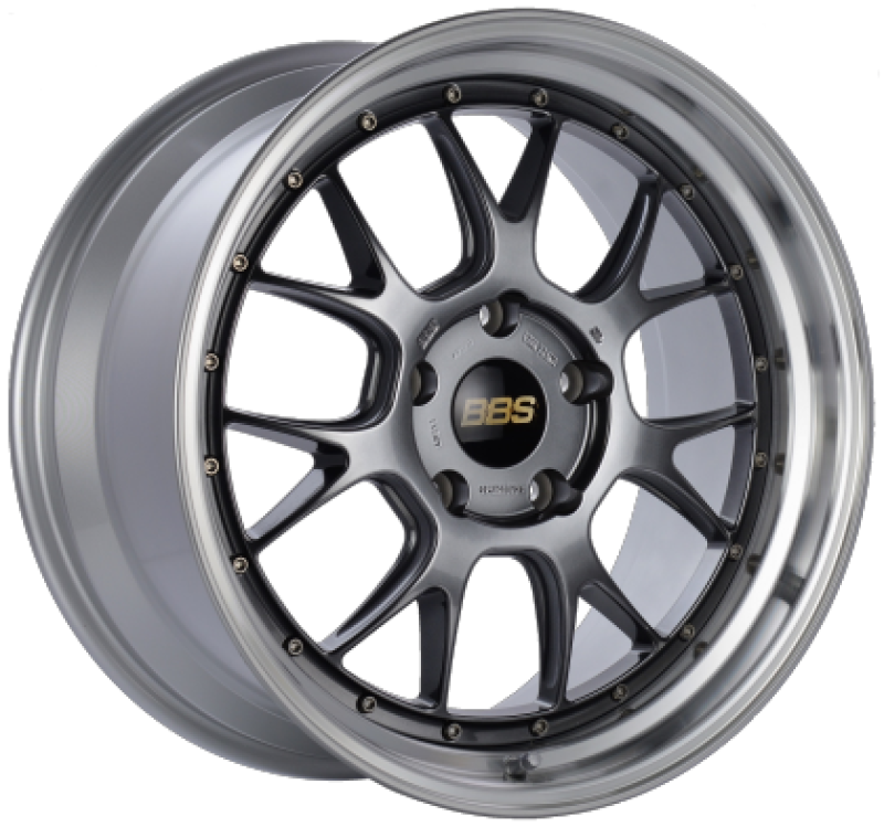 BBS LM-R 19x9.5 5x120 ET35 Diamond Black Center Diamond Cut Lip Wheel -82mm PFS/Clip Required LM313DBPK