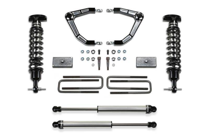 Fabtech 2019 GM C/K1500 3in Alum. UCA System w/Bearing Rod Ends w/DL 2.5 Coils & DL 2.25 Shocks K1146DL Main Image