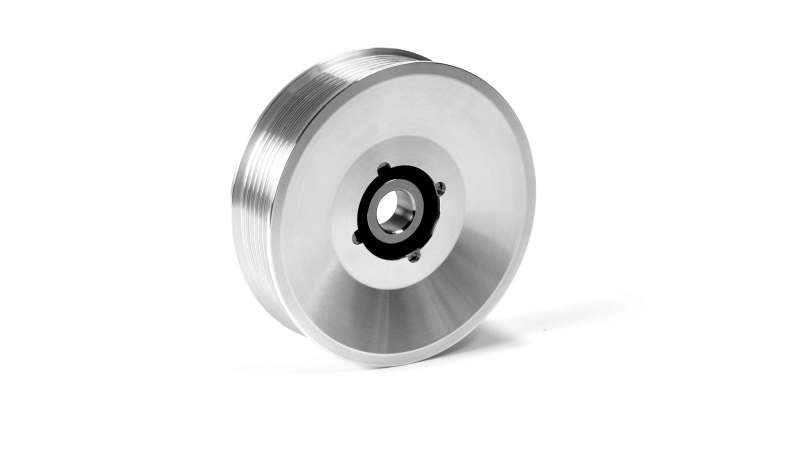 Fleece Performance 03-18 Dodge 2500/3500 Cummins Upper Fan Pulley Idler (Bare Aluminum Finish) FPE-34657-AL