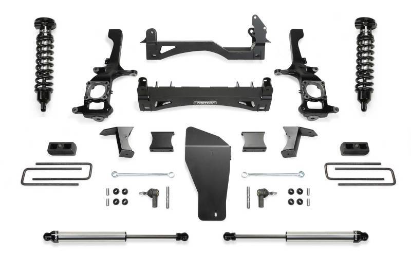 Fabtech 16-18 Nissan Titan XD 4WD Gas 6in Perf. System w/DL 2.5 Coilovers & Rear DL Shocks K6009DL Main Image