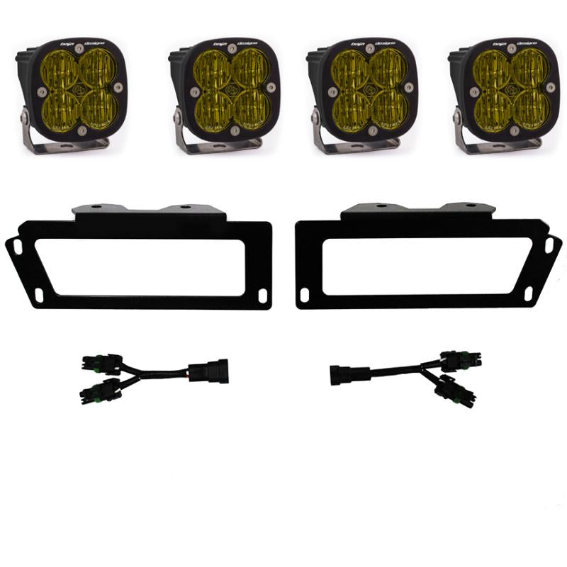 Baja Designs 09-12 Ram 2500/3500 Fog Pocket Kit - Amber 447719 Main Image