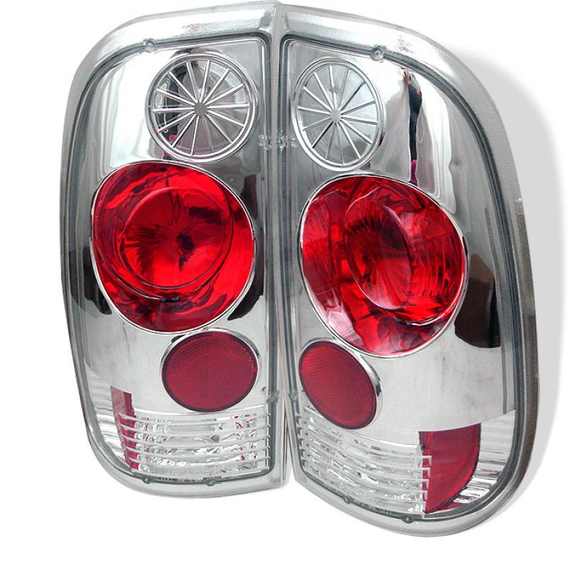 Spyder Ford F150 side 97-03/F250/350/450/550 Super Duty 99-07 Euro Tail Lights Chrm ALT-YD-FF15097-C 5003355 Main Image