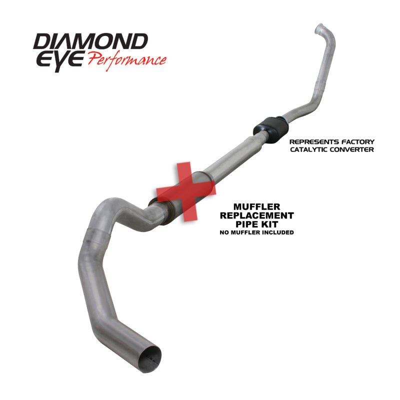 Diamond Eye Performance DEP Turbo Back Exhaust Kit AL Exhaust, Mufflers & Tips Turbo Back main image