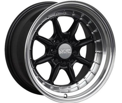 XXR 002.5 Wheel Black / Machined Lip 15x8 +20 4x100,4x114.3