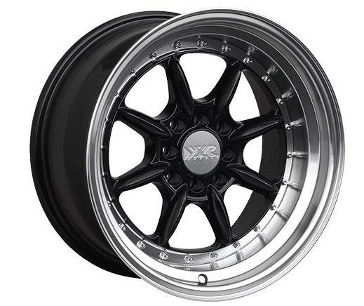 XXR 002.5 Wheel Black / Machined Lip 16x8 0 4x100,4x114.3