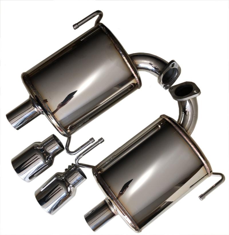 AVO Exhaust Stainless Steel Cat Back Exhaust w/4in Tips - 05-09 Legacy GT Sedan/Spec B S1B0393HA001T Main Image