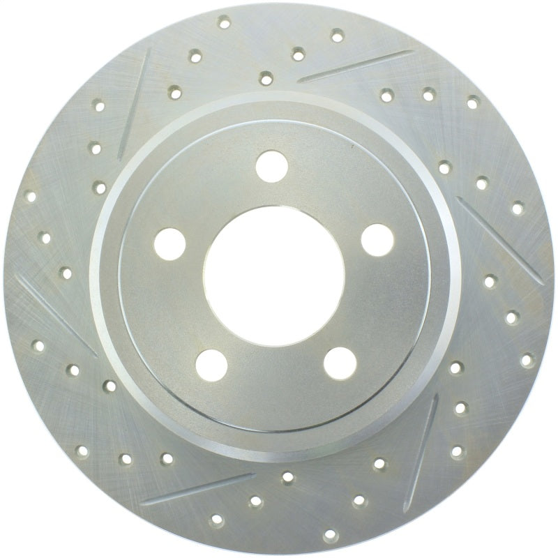 StopTech Select Sport 06-15 Dodge Charger/ 05-15 Chrysler 300 Slotted/Drilled Right Rear Brake Rotor 227.63060R