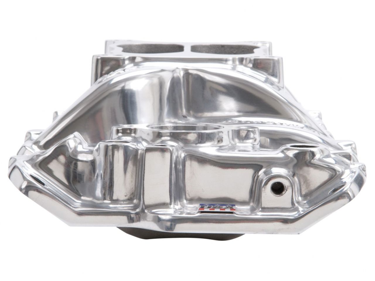 Edelbrock Sbc Perf Air Gap Manifold Polished