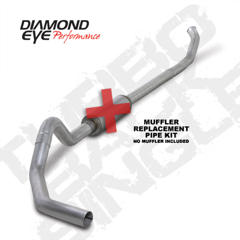 Diamond Eye Performance DEP Turbo Back Exhaust Kit AL Exhaust, Mufflers & Tips Turbo Back main image