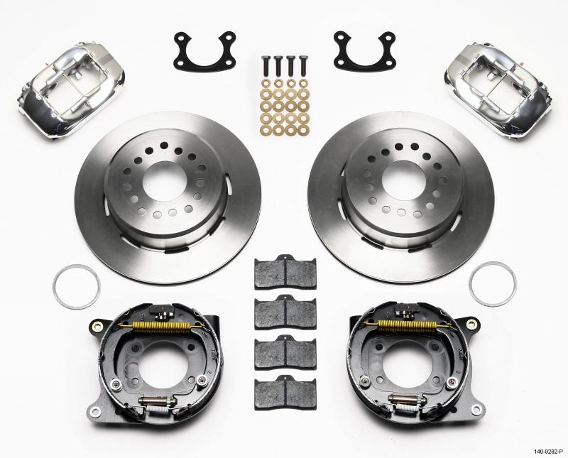 Wilwood Forged Dynalite P/S Park Brake Kit Polish Small Ford 2.50in Offset 140-9282-P Main Image