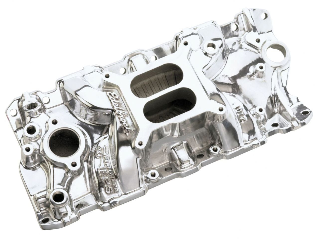 Edelbrock Sbc Performer Eps Polished Manifold