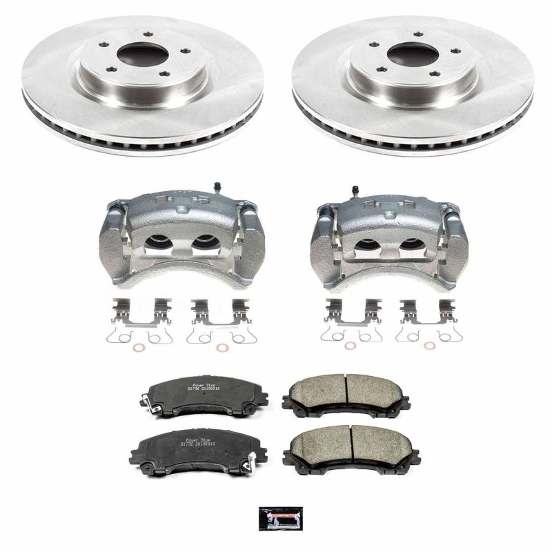 PowerStop PSB Autospecialty Kit w/Cals Brakes, Rotors & Pads Brake Kits - OE main image