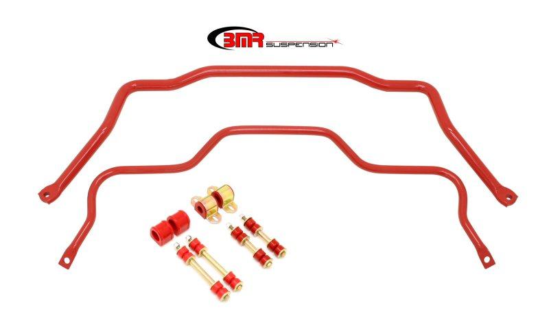 BMR 82-82 3rd Gen F-Body Front & Rear Sway Bar Kit w/ Bushings - Red SB027R Main Image