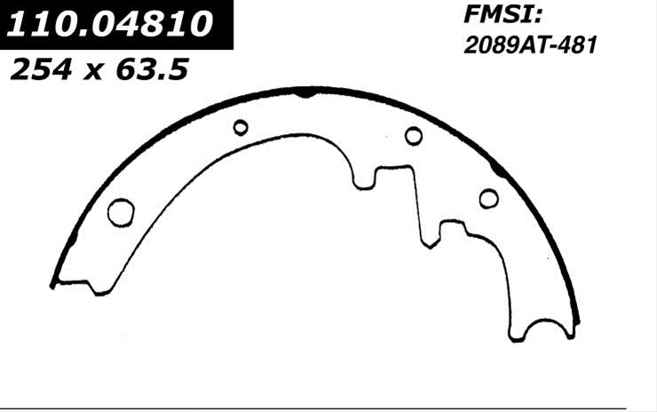 Porterfield Brake Shoes for 1984 LINCOLN TOWN CAR