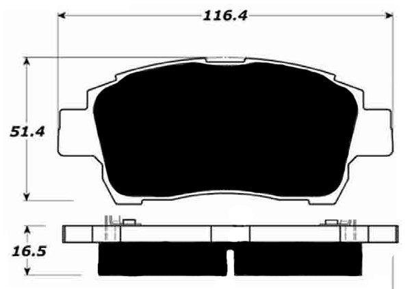 Porterfield Brake Pads for 2005 SCION xB