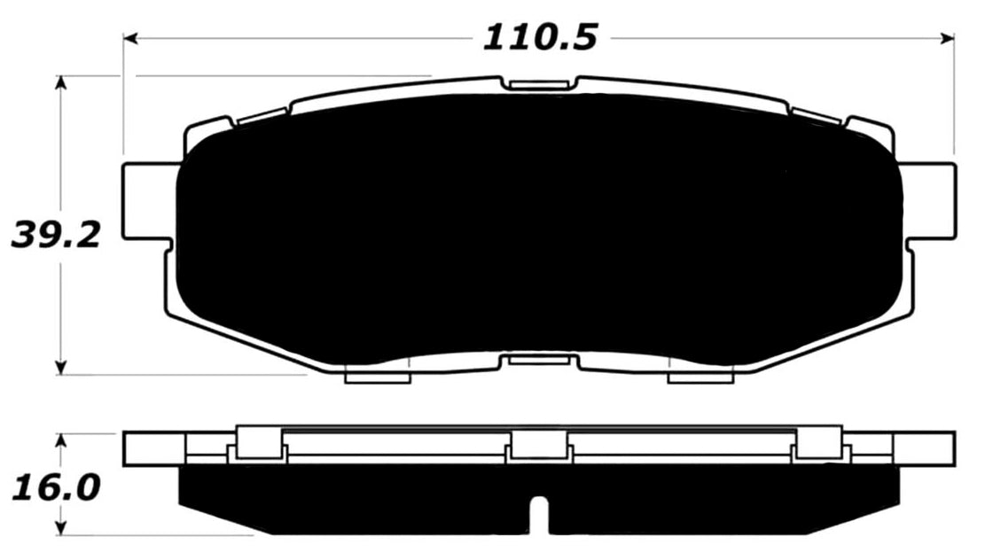 Porterfield Brake Pads for 2012 SUBARU B9 TRIBECA