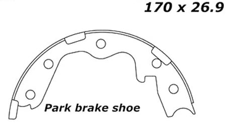 Porterfield Brake Shoes for 1995 NISSAN 300ZX