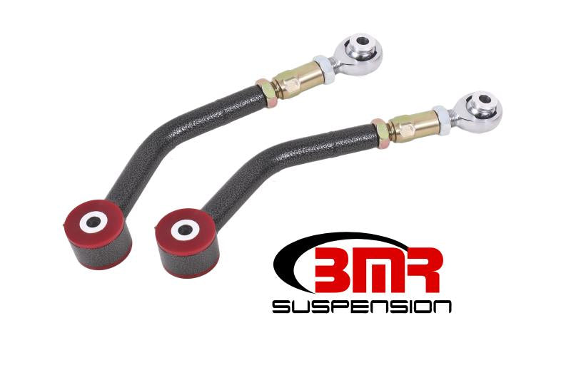 BMR 08-17 Challenger Upper Control Arms On-Car Adj. Rod Ends (Polyurethane) - Black Hammertone UCA112H Main Image