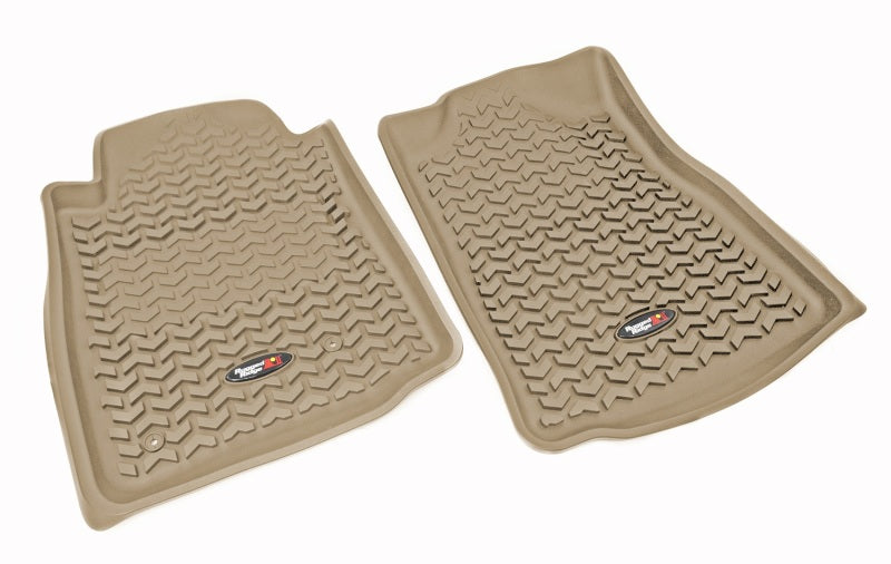 Rugged Ridge RUG Floor Liners - Tan Floor Mats Floor Mats - Rubber main image