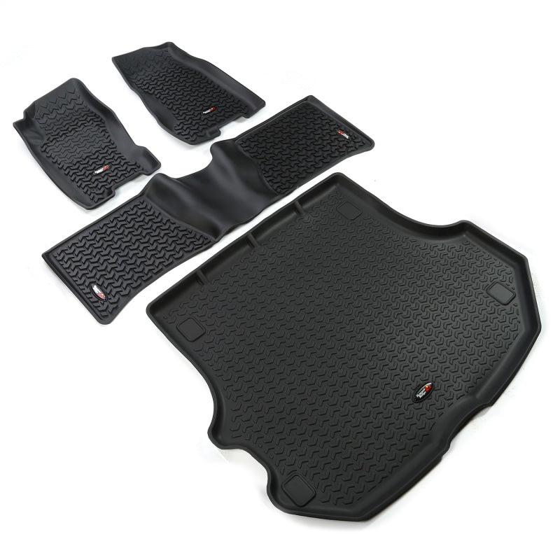 Rugged Ridge RUG Floor Liners - Black Floor Mats Floor Mats - Rubber main image