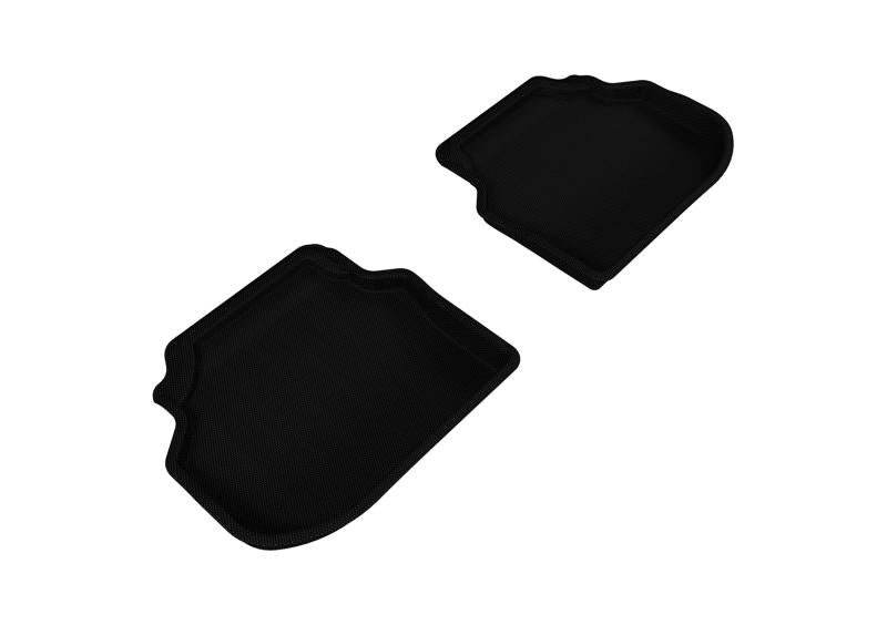 3D MAXpider 2011-2014 BMW 5 Series F10 Kagu 2nd Row Floormats - Black L1BM05421509 Main Image