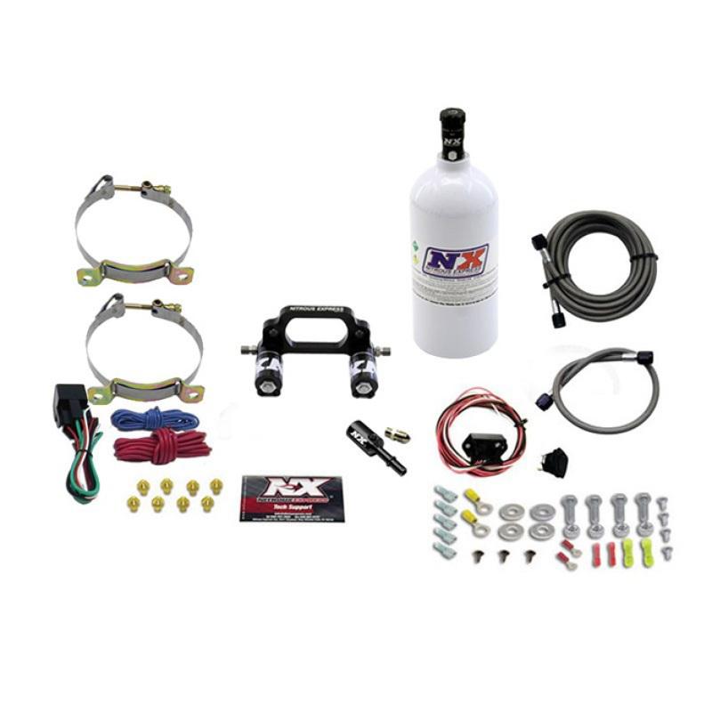 Nitrous Express Polaris RZR 800cc Nitrous Plate Kit w/2.5lb Bottle 67000-2.5P Main Image