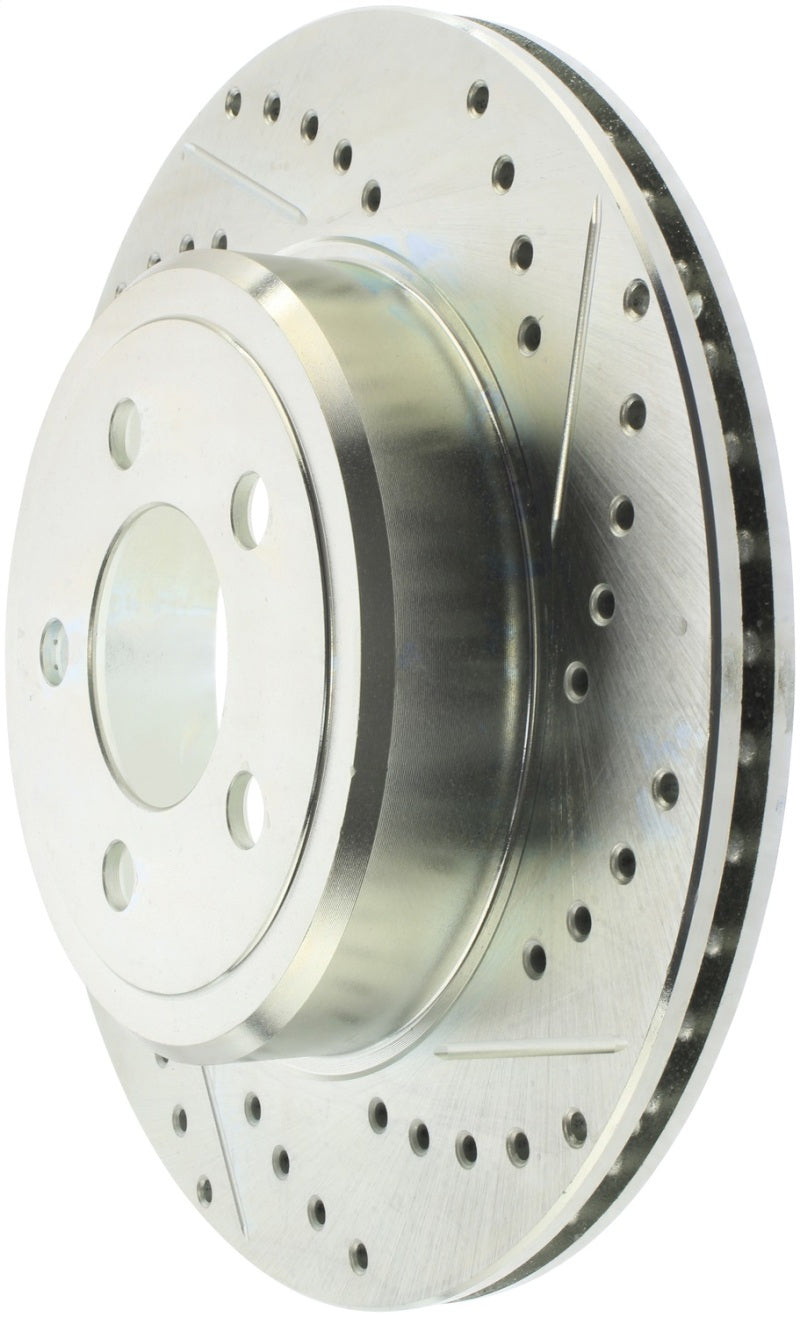 StopTech Select Sport 2011-2012 Dodge Challenger RT Drilled and Slotted Rear Left Brake Rotor 227.63062L