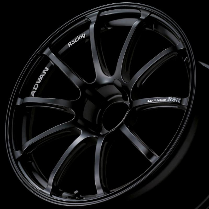 Advan RSII 18x9.5 +22 5-120 Semi Gloss Black Wheel YAP8J22WSB Main Image