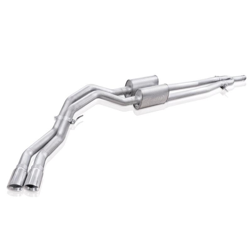 Stainless Works Chevy Silverado/GMC Sierra 2007-16 5.3L/6.2L Exhaust Y-Pipe Passenger Rear Tire Exit CT14CBY Main Image