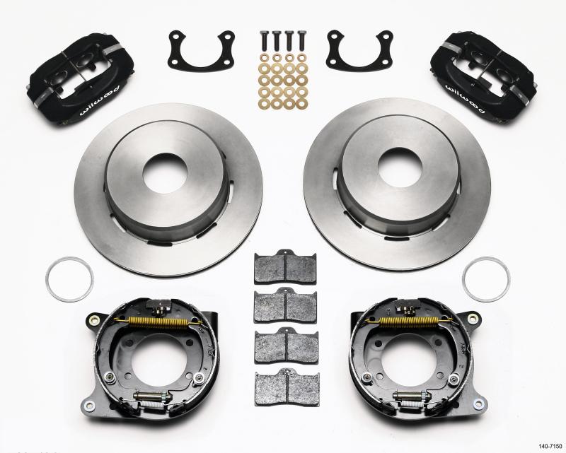 Wilwood Forged Dynalite P/S Park Brake Kit Big Ford New 2.50in Offset Currie Blank 140-7150 Main Image