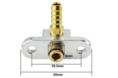 Fuel Pressure Regulator Fuel Rail Adaptor For Subaru Impreza 00-07 WRX