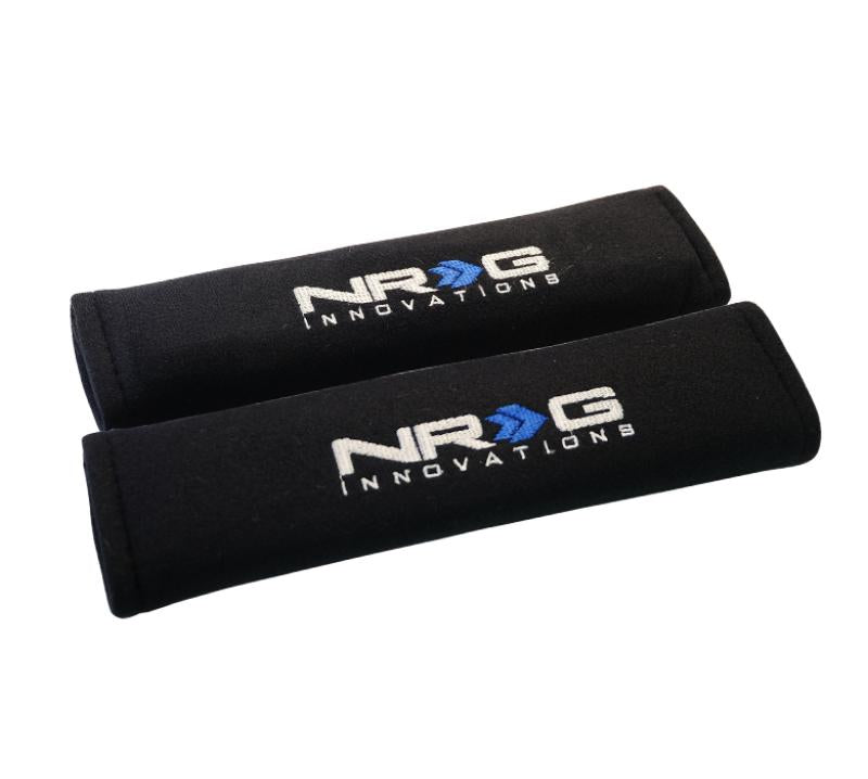 NRG Seat Belt Pads 2.7in. W x 11in. L (Black) Short - 2pc SBP-27BK Main Image