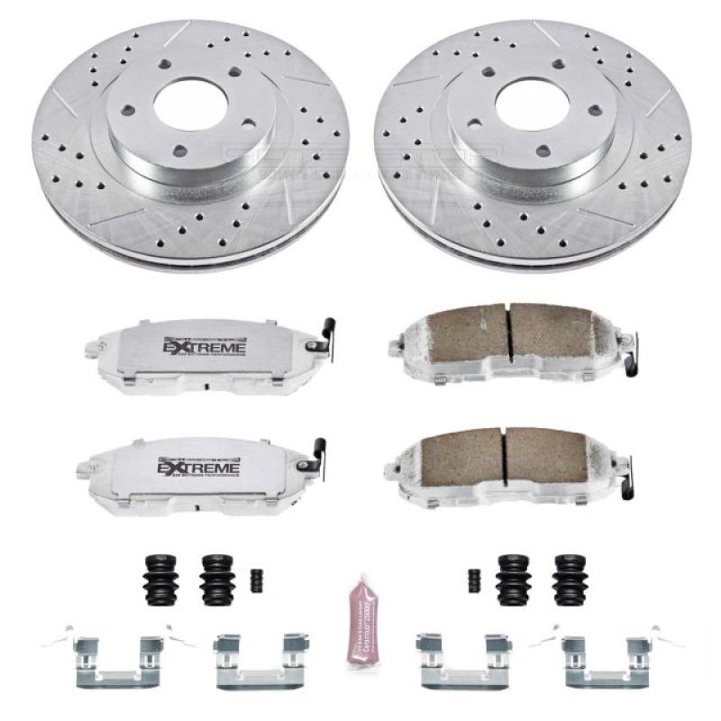 PowerStop PSB Z26 Street Warrior Kit Brakes, Rotors & Pads Brake Kits - Performance D&S main image