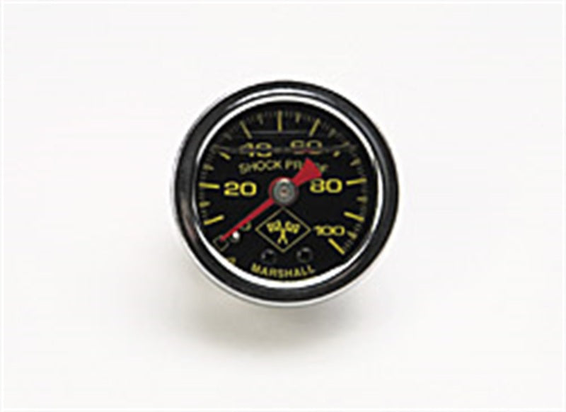 Russell MNS Series 0-100 PSI Silicone Filled Fuel Pressure Gauge w/ 1/8 NPT MA