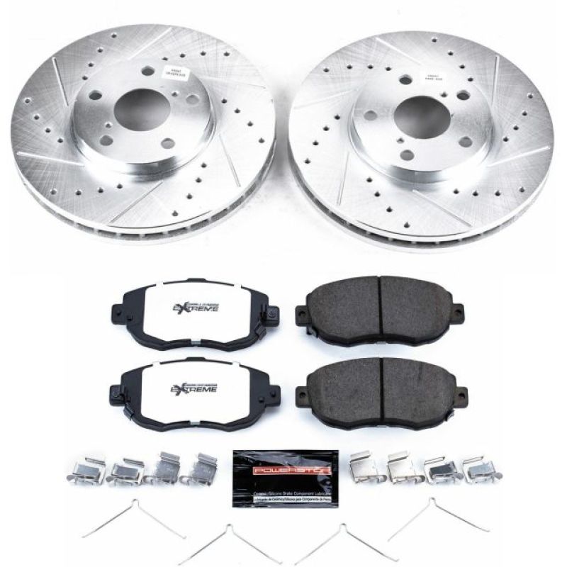 PowerStop PSB Z26 Street Warrior Kit Brakes, Rotors & Pads Brake Kits - Performance D&S main image