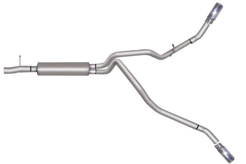 Gibson 11-16 Ford F-250 Super Duty Lariat 6.2L 2.5in Cat-Back Dual Extreme Exhaust - Stainless 69118 Main Image