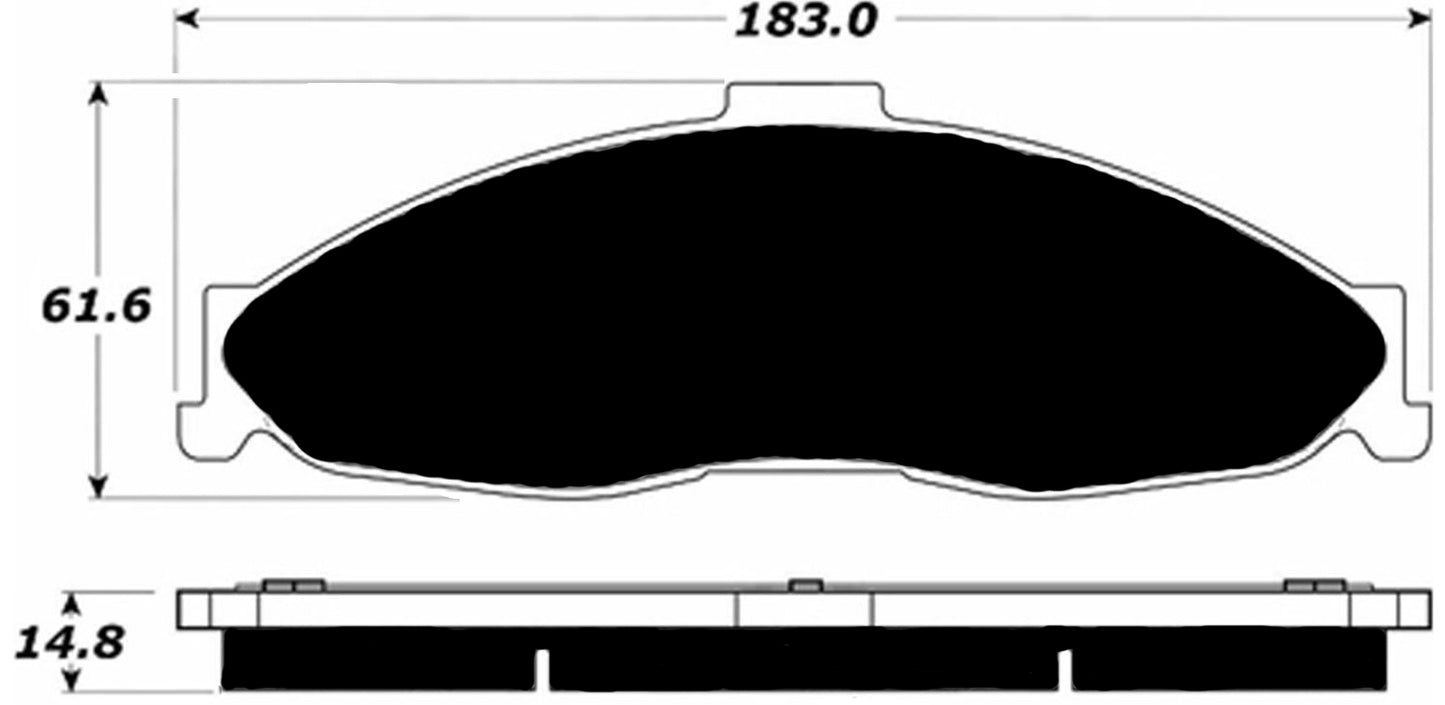 Porterfield Brake Pads for 2002 PONTIAC FIREBIRD
