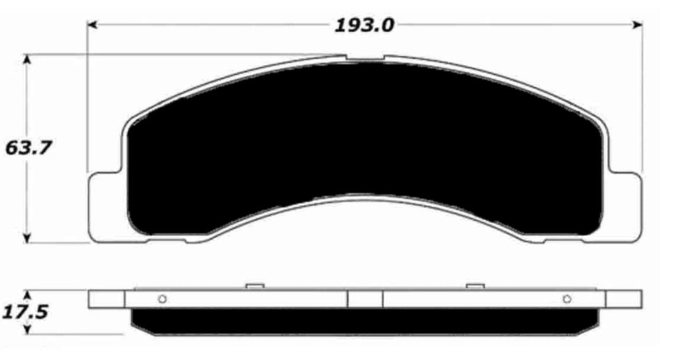 Porterfield Brake Pads for 2002 FORD F350 1 Ton 2WD DRW