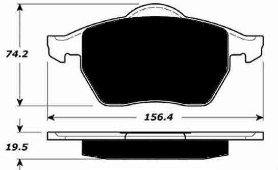 Porterfield Brake Pads for 2006 AUDI A4 - Sedan 3.2L