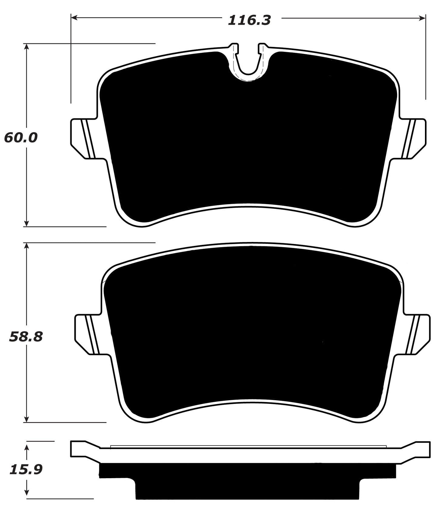 Porterfield Brake Pads for 2016 AUDI A8/A8 Quattro - Iron Discs w/400mm Front Discs
