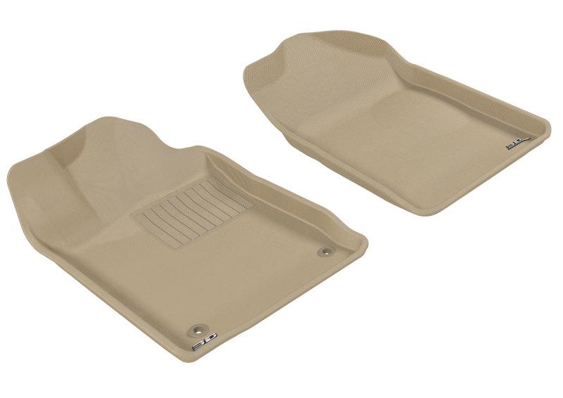 3D MAXpider 2005-2012 Toyota Avalon Kagu 1st Row Floormat - Tan L1TY05511502 Main Image