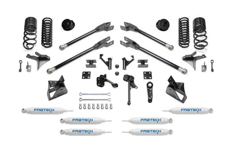 Fabtech 14-18 Ram 2500 4WD 7in 4 Link System w/Dual Perf. Shocks K3159 Main Image