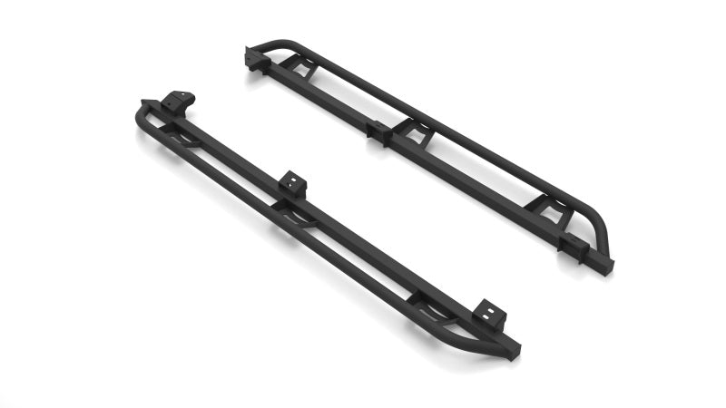 N-Fab Trail Slider Steps 16-20 Toyota Tacoma Crew Cab All Beds - SRW - Textured Black TST16CC-TX