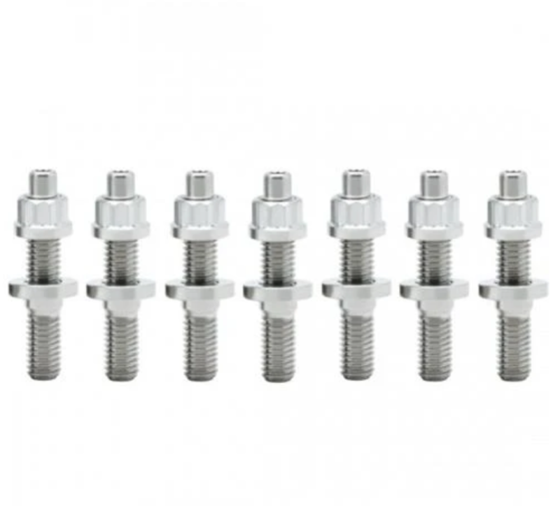 BLOX Racing SUS303 Stainless Steel Exhaust Manifold Stud Kit M8 x 1.25mm 45mm in Length - 9-piece BXFL-00307-9