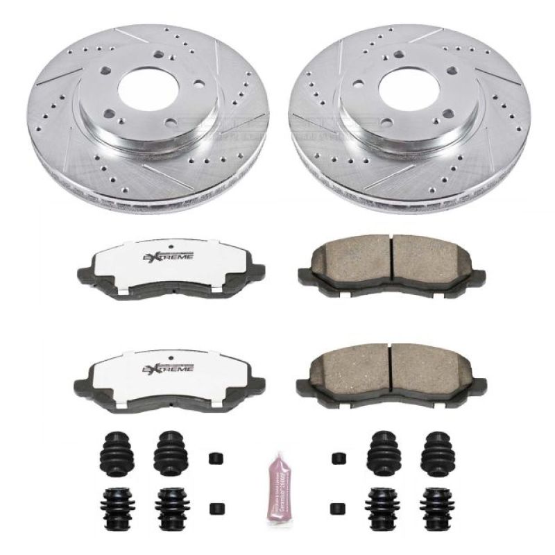 PowerStop PSB Z26 Street Warrior Kit Brakes, Rotors & Pads Brake Kits - Performance D&S main image