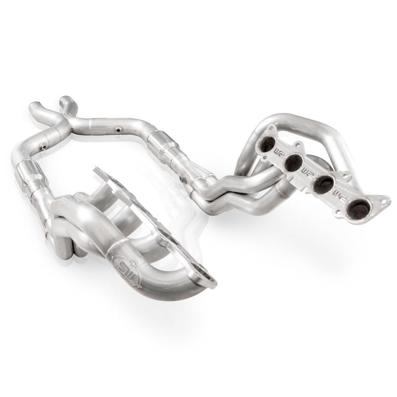 Stainless Works 2011-14 Mustang GT Headers 1-7/8in Primaries 3in X-Pipe High-Flow Cats M12HDRCATX Main Image